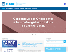Tablet Screenshot of cootes.com.br