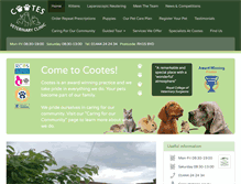 Tablet Screenshot of cootes.org.uk